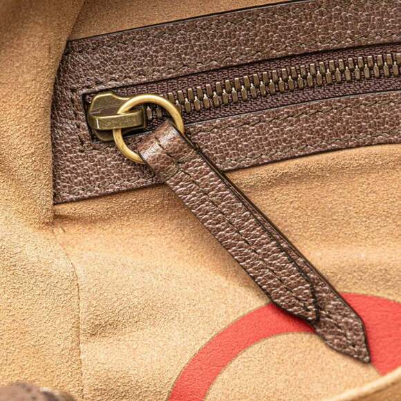 GUCCI Authentic Brown Leather Backpack main image 6
